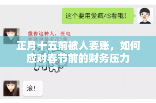 正月十五前被人要账,如何应对春节前的财务压力 正月十五前被人要账,如何应对春节前的财务压力
