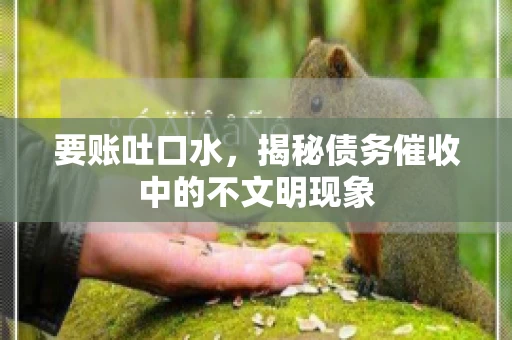 要账吐口水，揭秘债务催收中的不文明现象