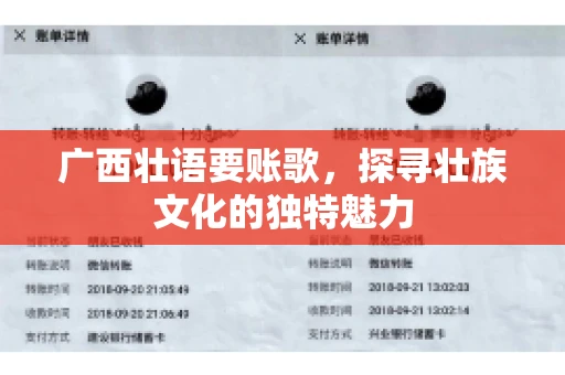 广西壮语要账歌，探寻壮族文化的独特魅力