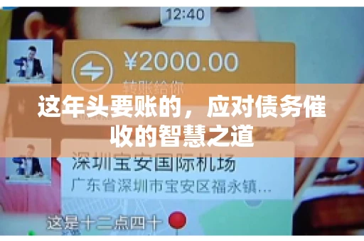这年头要账的，应对债务催收的智慧之道