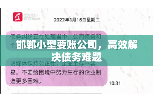 邯郸小型要账公司，高效解决债务难题