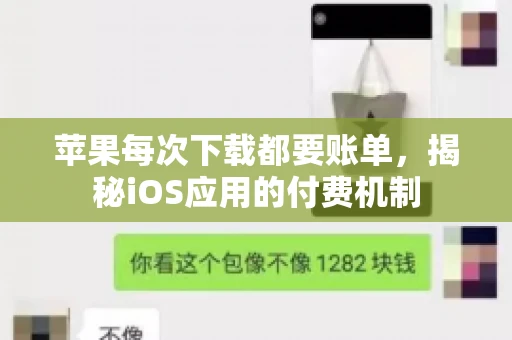 苹果每次下载都要账单，揭秘iOS应用的付费机制
