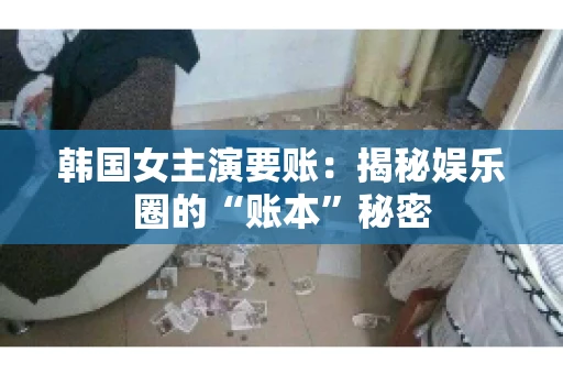 韩国女主演要账：揭秘娱乐圈的“账本”秘密
