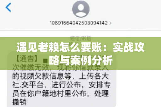 遇见老赖怎么要账：实战攻略与案例分析